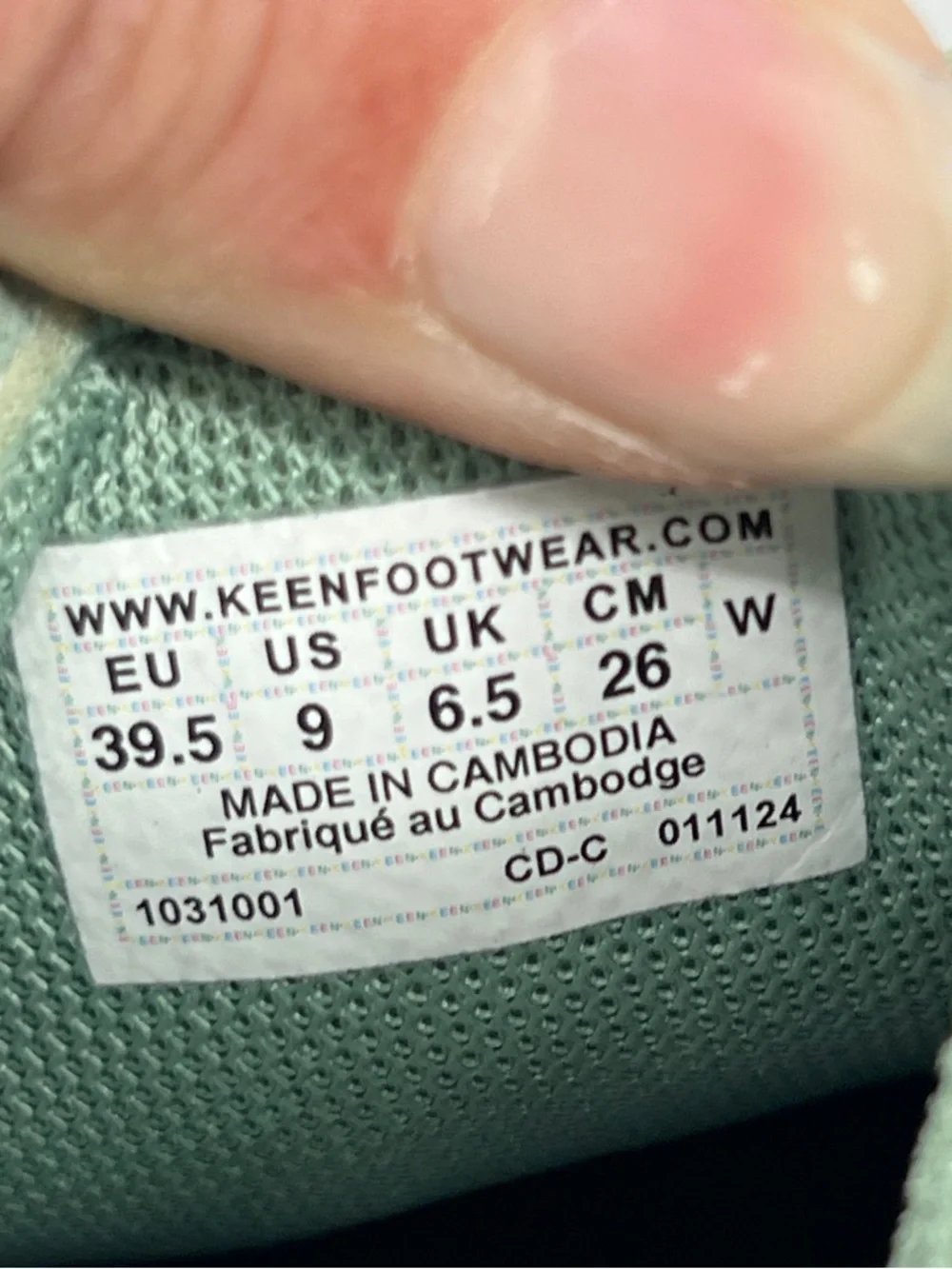 Keen Jasper Women's Pink and Blue Suede Lace-Up Hiking Streetwear Sneakers 9 - Picture 7 of 8